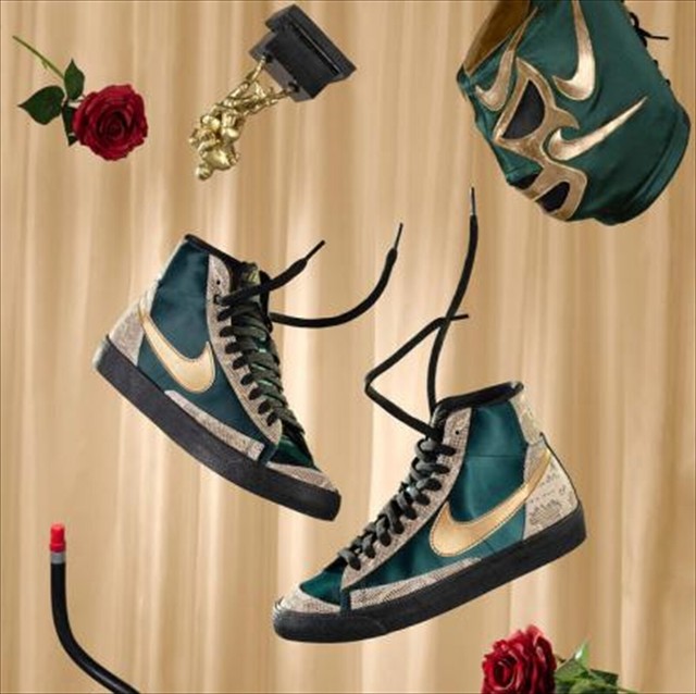 Tenis casual Nike Blazer Mid Lucha Libre de mujer | Innvictus