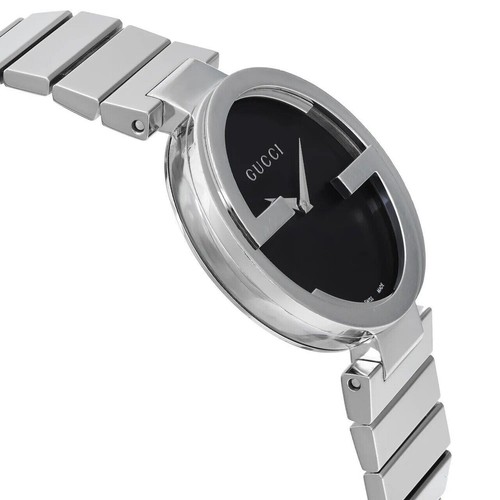 Gucci Interlocking YA133307 Orologio da donna 37 mm - Quadrante nero - Foto 3 di 4