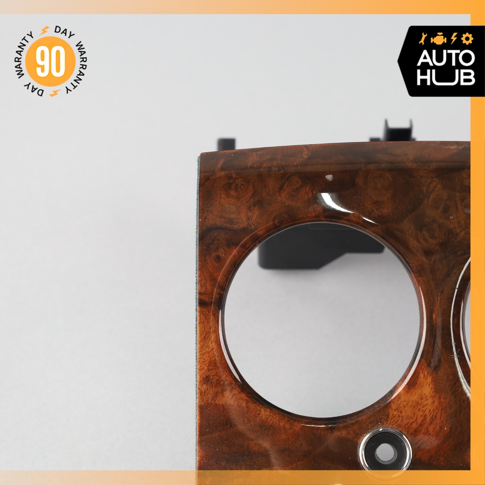 03-17 Bentley Continental GT Rear Center Console A/C Air Vent Trim Wood OEM 81k