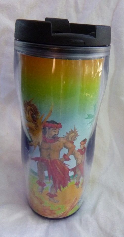 Starbucks Tumbler Travel Mug Hawaii Art of HULA Dance 2005 16 oz eBay