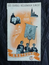 Les guides régionaux S.N.C.F. - BRETAGNE - guide Mayeux Paris 1939 - G. Goursat
