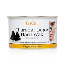 GiGi Charcoal Detox Hard Wax for Gentle Facial Hair Removal 13 Ounce