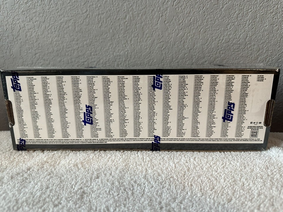 2023 Topps 582 Montgomery Club Baseball Factory Sealed Complete Set eBay