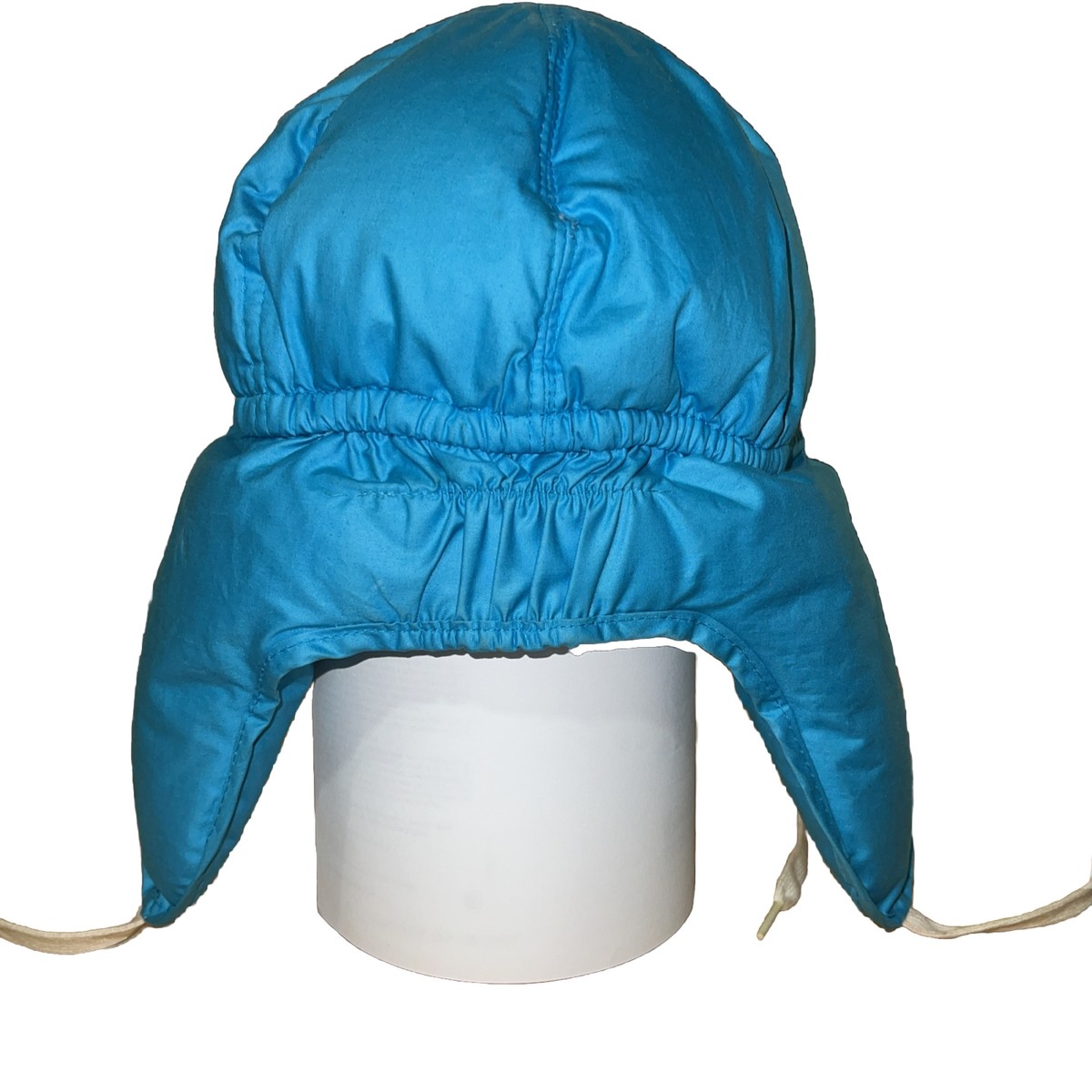 RARE Vintage CONTE of FLORENCE Down Ear Flap Ski HAT White 