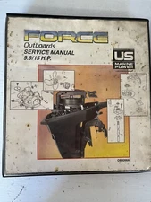 FORCE 9.9/15 HORSE POWER OUTBOARD ORIGINAL FACTORY OEM SERVICE MANUAL OB4268A FC