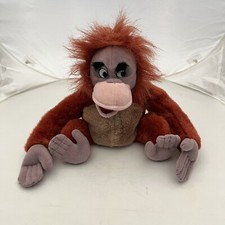 Vintage 90s Disney Store Jungle Book King Louie Bean Bag Plush 8  Walt Disney Co
