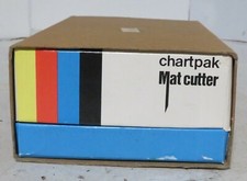 Vintage Chartpak BLUE Mat Cutter Model 363 Times Mirror Company USA Used Once