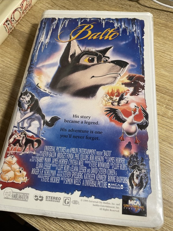 Balto (VHS, 1999, Clamshell)