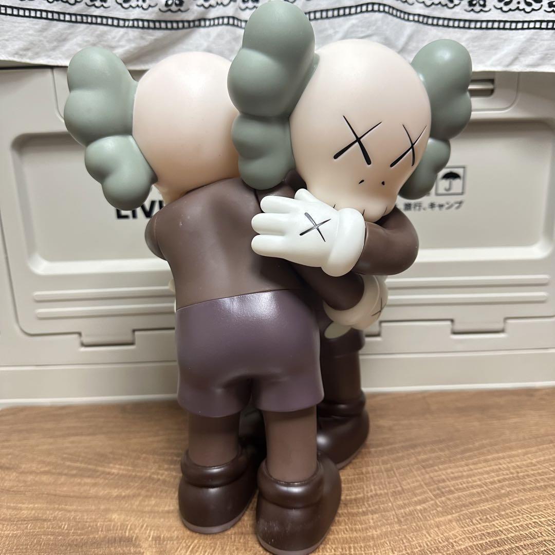 KAWS Together Vinyl Figure Brown Companion No Box Used from Japan