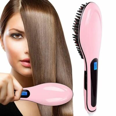 Jack & Rose elektrische Haarbürste Glättungsbürste Glätteisen Bürste Warmbürste 