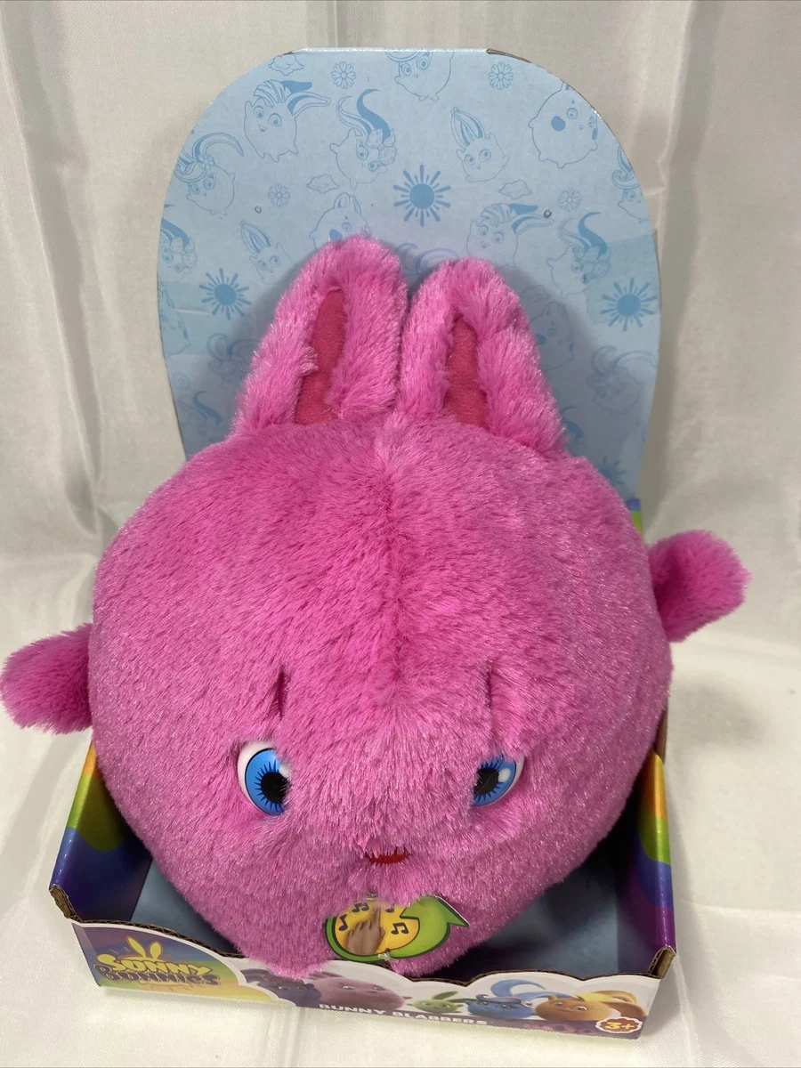 Sunny Bunnies Bunny Blabbers Plush pink Big Boo sound talking