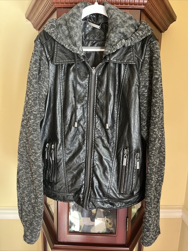 Girls Teen Spring Fall Winter Jacket Size M Removable Hood EUC