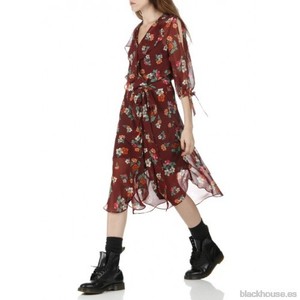 maje wrap dress