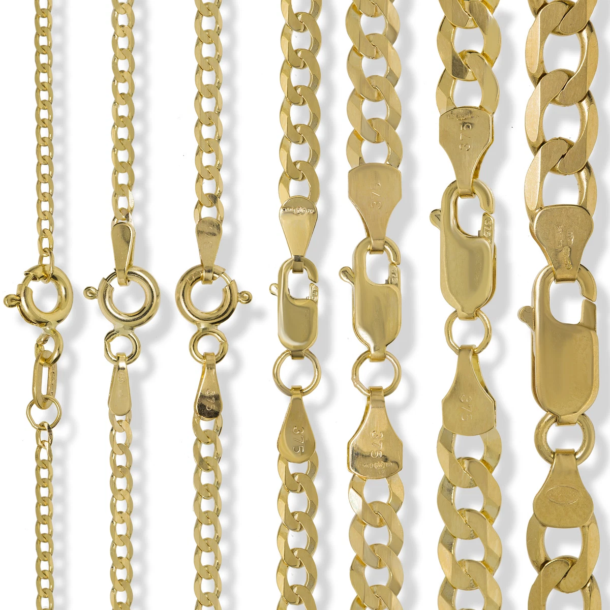 Diamond cut hotsell curb chain