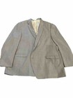 Vintage Jean Yves Blazer Gray 100% Super fine Wool Jacket 2 Button