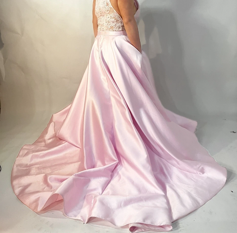 Sherri Hill Light Pink Ball Gown - Size 16 - Image 2 of 4