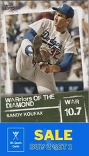 2020 Topps Warriors of the Diamond #WOD-24 Sandy Koufax