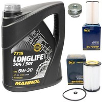 5L ÖL Set Inspektion Kraftstoff ÖLfilter ÖLschraube FüR VW Tiguan 2.0 TDI 184 PS