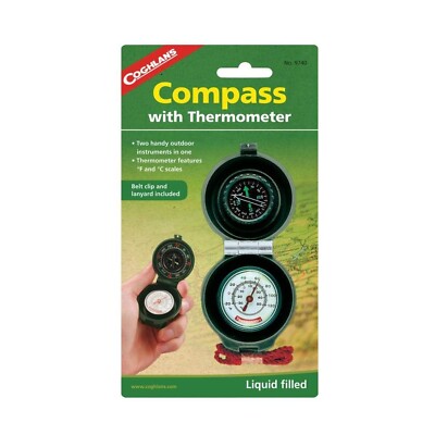 Coghlan's Kompass – Flüssigkeitsgefüllt Mit Verstellbarer Rose, Perfekt Für Wanderungen & Outdoor