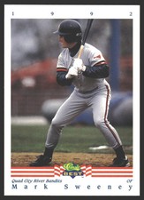 Mark Sweeney #228 1992 Classic Best Quad City River Bandits