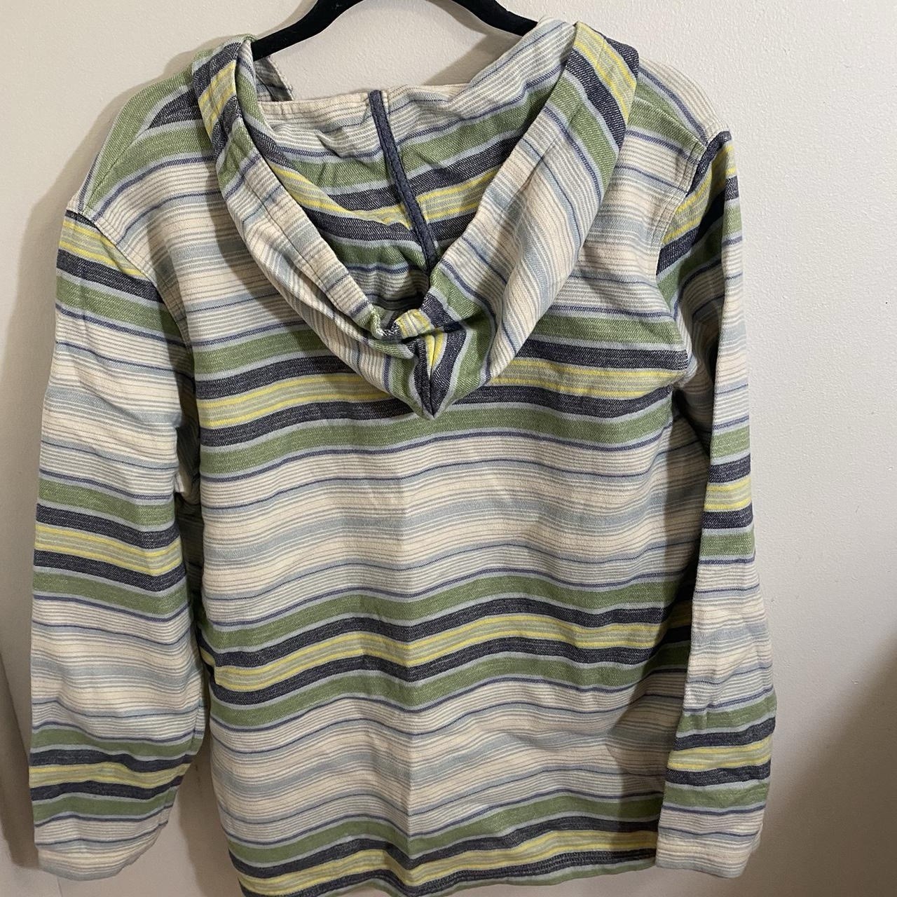 Pendleton Surf Serape Striped Pullover Quarter Bu… - image 3