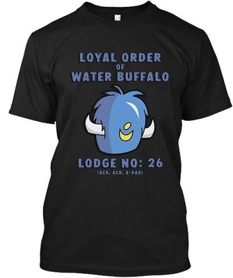 New Loyal Order Of Water Buffalo Art Cool Gift T-Shirt M-3XL