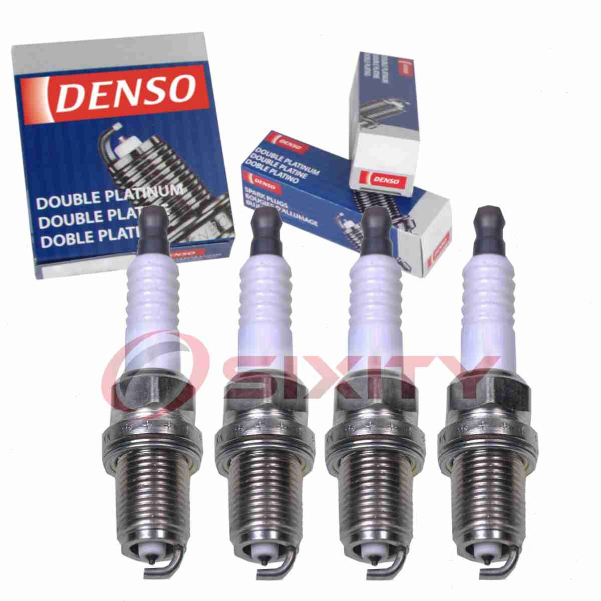 4 pc Denso Platinum Long Life Spark Plugs for 1992 Volvo 940 2.3L L4 sc
