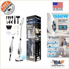 Versatile 11-in-1 Steam Mop - Detachable & Height Adjustable for Every Surface