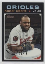 2020 Topps Heritage Chrome 937/999 Hanser Alberto #THC-396 0ed