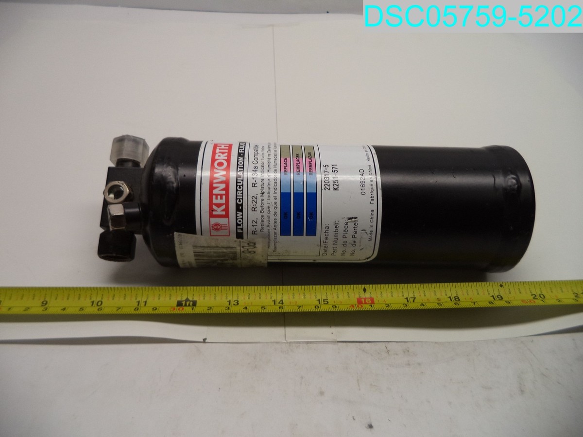 K251-571 Kenworth A/C Receiver Drier 220317-5 01692AD | eBay