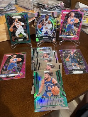 Jalen Brunson (10) Card Panini Prizm All Prizm Color And Insert Lot!! NY Knicks 