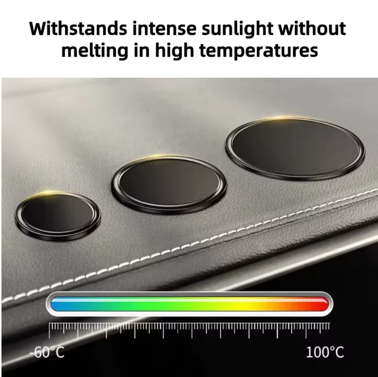 Almohadillas de gel adhesivas antideslizantes para tablero de instrumentos de automóvil 3 piezas | Alfombrilla de silicona para soporte para teléfono Foto 2 de 4