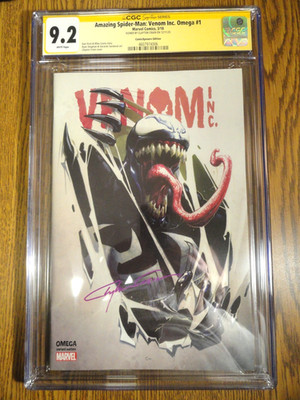 Venom Inc. Omega Nr. 1 Clayton Crain Signature Variant CGC 9.2 SS Marvel MCU