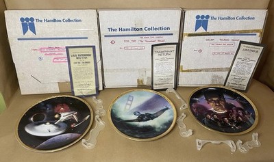 3 Hamilton Sammlung Star Trek The Movies Voyagers Teller Konvolut Limited Edition