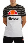 Ellesse Men's Arbatex T-shirt Sport Cotton Tee Semi-Palla Black/White Top S- XL