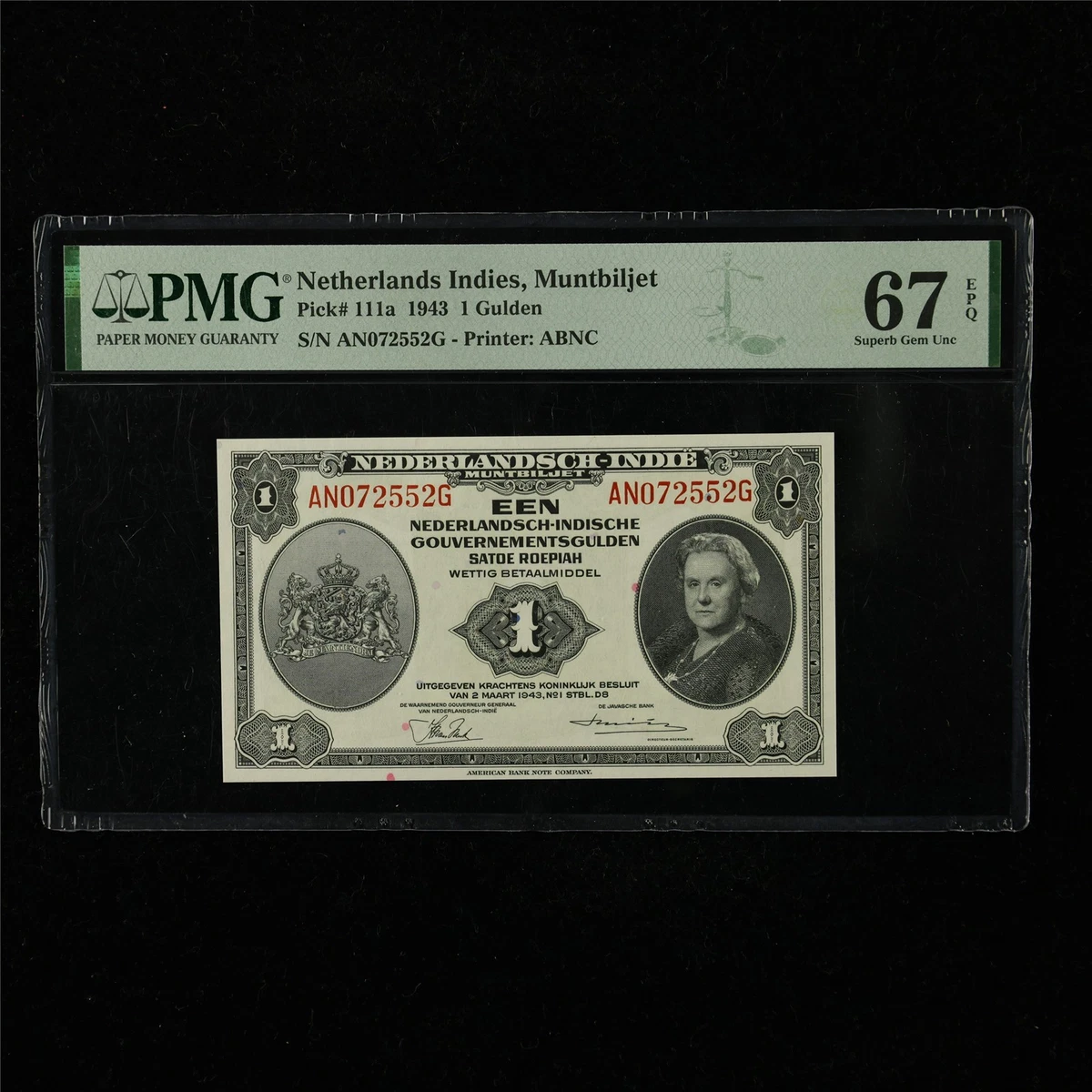 Netherlands Guinea (Ghana) 1000 Gulden, 2016 Private Issue POLYMER, UNC Monkey Netherlands Guinea (Ghana) 1000 Gulden, 2016 Private Issue POLYMER, UNC Monkey