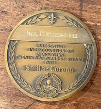 Smith-Corona Typewriter Comany 25 Year Service Award