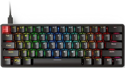 Glorious Gmmk1 Wired Keyboard, Compact, 60% Led Backlight, English Layout, Illu_