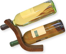 Armonia, Portabottiglie Vino in Legno Massello Di Tulipier, Porta Bottiglie Desi