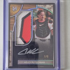 2025 Topps Museum Collection Adley Rutschman Framed Patch Autograph 1/5