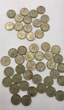 1944-1945 Philippines US Territorial 5 Centavos.Lot Of 46.Copper-Nickel.AU-UNC.