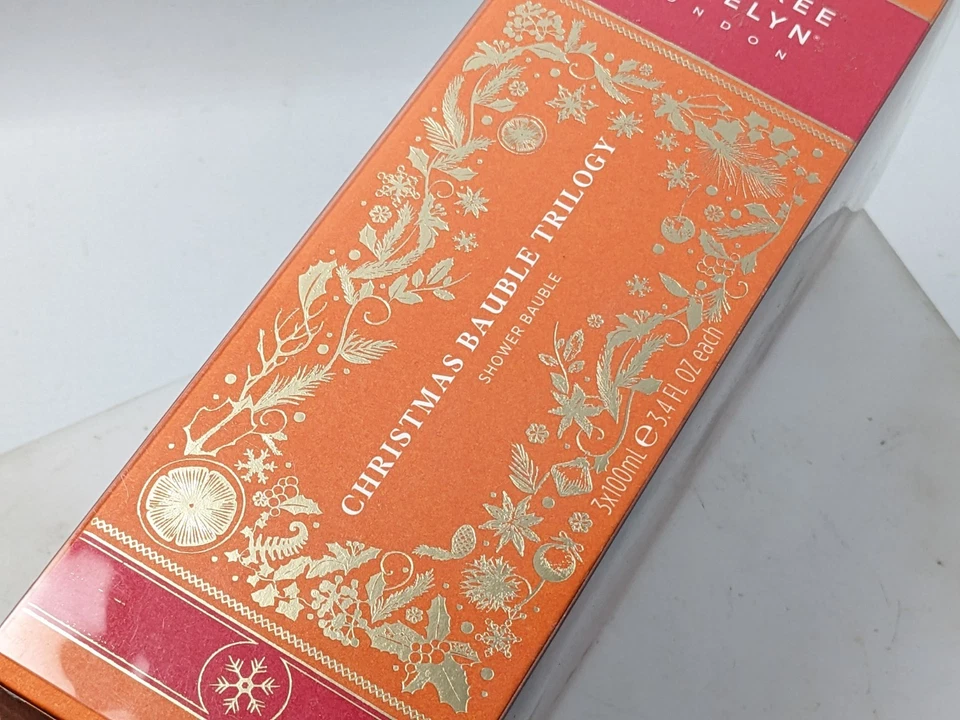 CRABTREE AND EVELYN BAÑO Y DUCHA NAVIDAD CHUCHERÍA TRILOGÍA (3x 100ML) NOB Foto 3 de 4