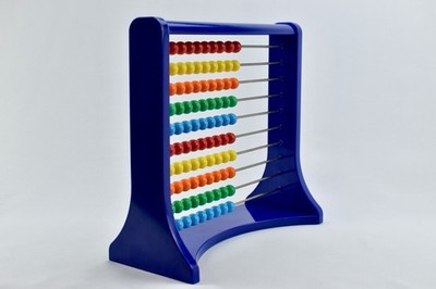 Learning Resources Plastic Abacus 9'' Wide Colorful Counting Toy