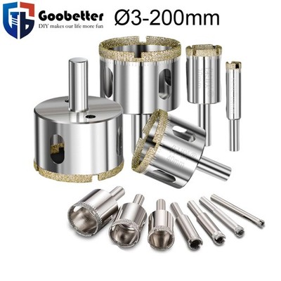 Diamond Hole Saw Ø3mm-200mm Drill Bit Cutter Tile Ceramic Glass Porcelain Marble