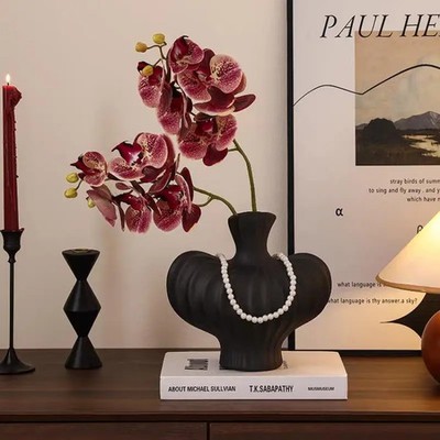 Kunststoff Vase Dekor Deko Wohnzimmer Beleuchtung Elegant Modern