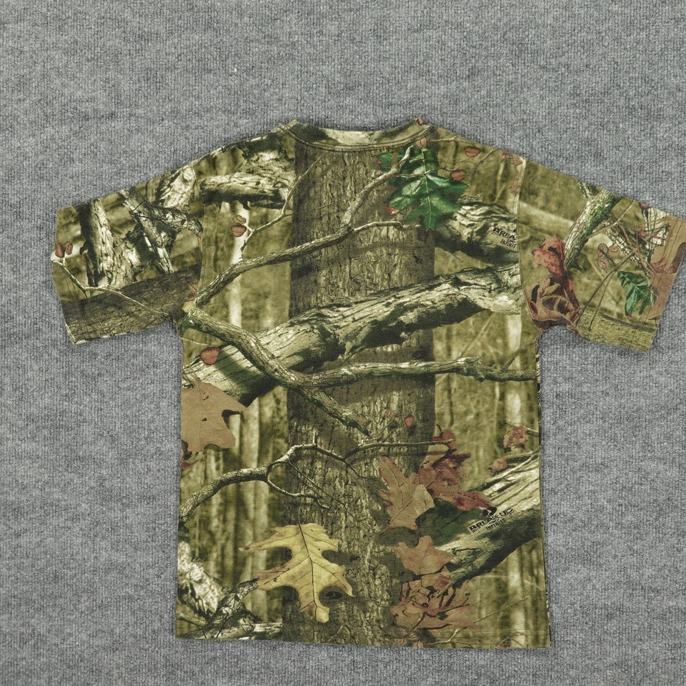 Camisa Mossy Oak Juvenil Grande 10-12 Camuflada Break-Up Infinity Caza Bolsillo Camiseta Foto 4 de 4