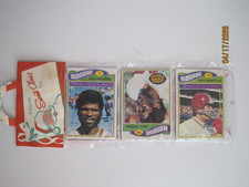 1977 Topps FB Nieotwarty 12 Card Rack Pack Duży RC?  Payton Bradshaw+??