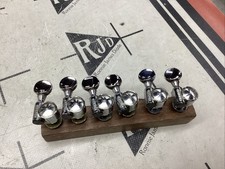 70  s Grover USA Star Back Tuners Machines Keys Head Chrome Set Inline Right