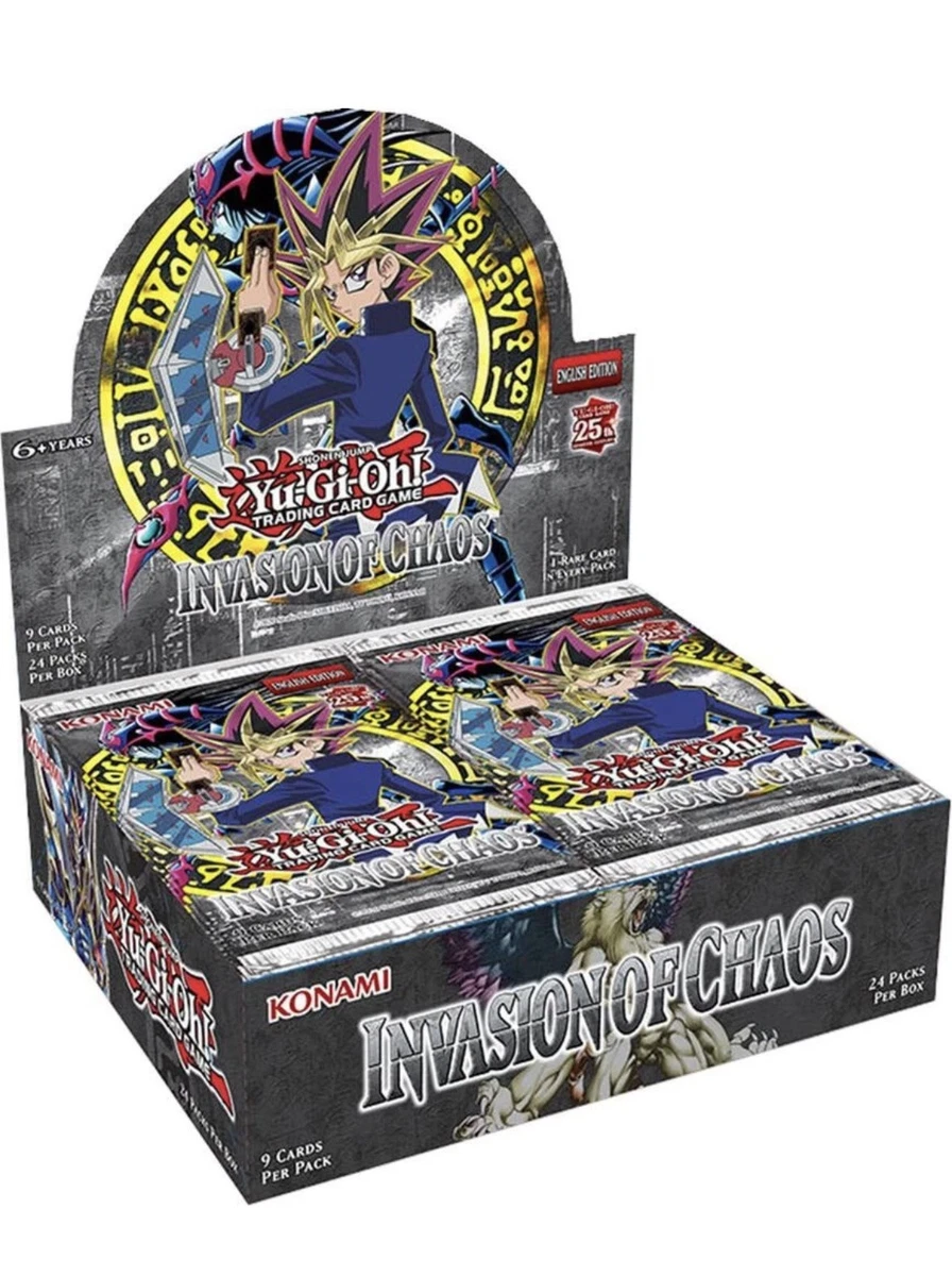 Yu-Gi-Oh! TCG Invasion of Chaos Sealed Collectible Card Game Boxes