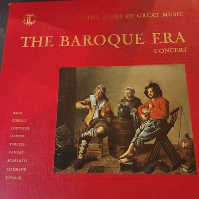 Concerts of Great Music The Baroque Era Concert- 5 LP Vinyl Record Box Set